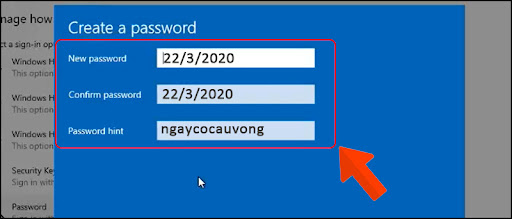 Mẹo cài mật khẩu an toàn và password hint thông minh